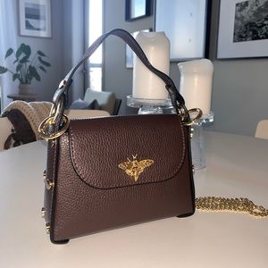 Italian Leather Brown Bag